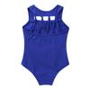 Yeahdor Kids Girls Stretchy M-Straps Back One Piece Ballet Dance Dancewear Gymnastics Leotard Jumpsuit Blue 8 view 4