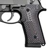 Guuun G10 Grips for Beretta M9A3 & Beretta 92 Vertec, OPS Eagle Wings Texture - Grey/Black view 1