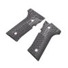 Guuun G10 Grips for Beretta M9A3 & Beretta 92 Vertec, OPS Eagle Wings Texture - Grey/Black view 3