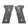 Guuun G10 Grips for Beretta M9A3 & Beretta 92 Vertec, OPS Eagle Wings Texture - Grey/Black view 4