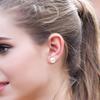 YOQUCOL 10MM Simulated Freshwater Pearl Clip On Stud Earrings Not Pierced Elegant Stud Jewelry For Women view 3
