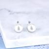YOQUCOL 10MM Simulated Freshwater Pearl Clip On Stud Earrings Not Pierced Elegant Stud Jewelry For Women view 4
