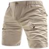 EXEKE Men's Lightweight Hiking Shorts Stretch Quick Dry Cargo Shorts with Multi Pocket 267-4XL/Khaki 38-39 view 1