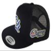 Charros De Jalisco Logo obalado 3 Logos 2? al lado derecho hat Black mesh view 1