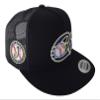 Charros De Jalisco Logo obalado 3 Logos 2? al lado derecho hat Black mesh view 3