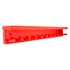MWCSPORTS Holds 11 Full Size Baseball/Softball Bat 6 Balls Trophy Awards Rack Holder Display Storage and Organization Softball Heavy Duty Hardware Baseball Bat Rack Shelf Holder Wall Mount (Red) view 2
