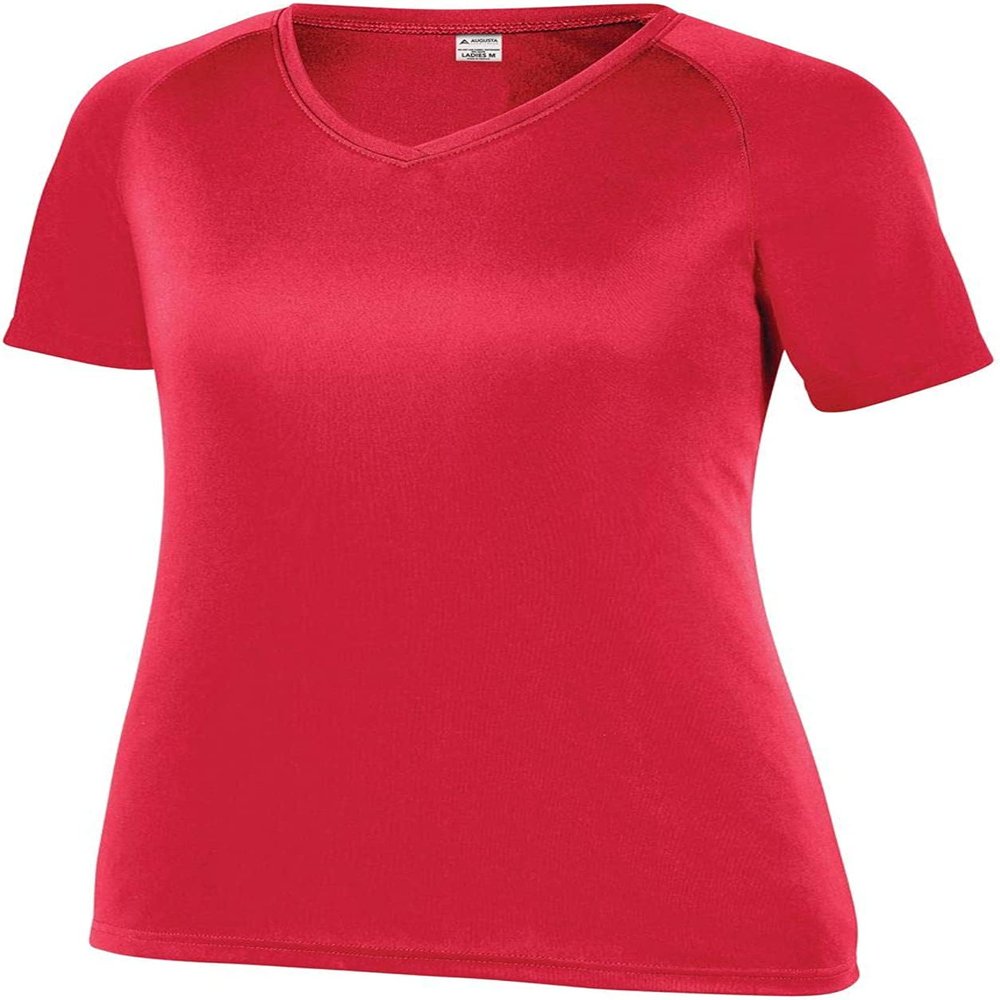 Augusta Sportswear Girls Attain Wicking Raglan Sleeve Tee S Scarlet
