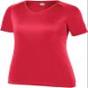 Augusta Sportswear Girls Attain Wicking Raglan Sleeve Tee S Scarlet view 1