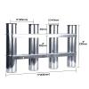 4 Rod Fishing Rod Rack for Boat, Stainless Steel Rod Holder 4 Tubes Linked Fishing Pole Holder for Boat Marine view 2