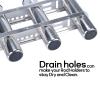 4 Rod Fishing Rod Rack for Boat, Stainless Steel Rod Holder 4 Tubes Linked Fishing Pole Holder for Boat Marine view 4
