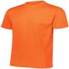 Augusta Sportswear Men's Wicking Tee Shirt, Electric Orange, Medium view 1