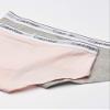 Calvin Klein Kids Girls' Modern Cotton Hipster Underwear 2-Pack, Heather Grey/Heather Blue/White, Medium view 2