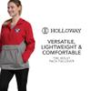 Holloway Pack Pullover, Black/Scarlet, M view 4