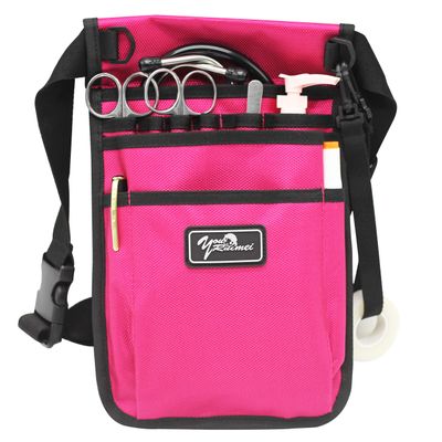 Nurse Fanny Pack for Work - Practical Waist Bag, Utility Belt Organizer for Basics Kit (RoseRed)