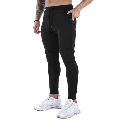 Wangdo Men's Slim Joggers Gym Workout Pants,Sport Training Tapered Sweatpants,Casual Athletics Joggers for Running (Black-M)