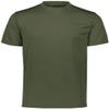 Augusta Sportswear Men's Wicking Tee Shirt, Olive, XX-Large view 2