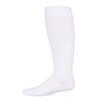 MeMoi Girls' Cuffed Opaque Knee High Socks White 7-8 view 1