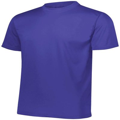 Augusta Sportswear Kids' Wicking Tee Shirt, Purple, Small
