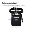 Nurse Fanny Pack for Work,Kit Practical Waist Bag for Nurses,Fanny Pack for Basics,Nurse Utility Belt Organizer Bag (Black) view 3