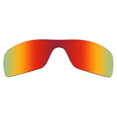 OYEX Polarized Replacement Lenses for Oakley Batwolf OO9101 Sunglass - Fire Red Mirror