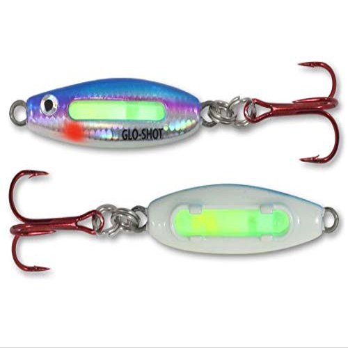 Northland Tackle GSFB35-25 Glo-Shot Fire-Belly Spoon Super Glo Rainbow 3/16 OZ
