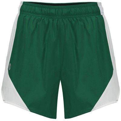 Holloway Girls Olympus Shorts, Dark Green/White, M