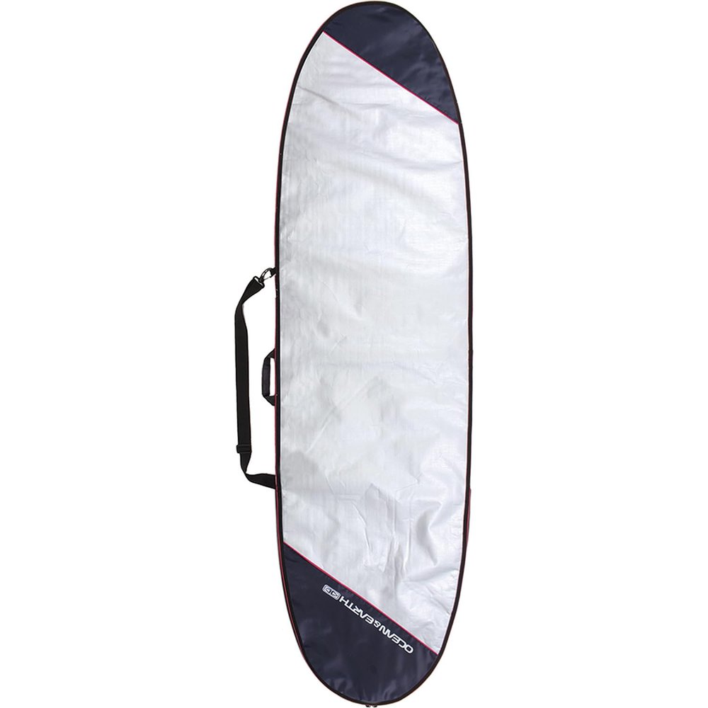 Ocean & Earth Barry Basic Silver Longboard Surfboard Bag - Fits 1 Board - 7'