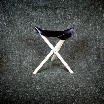 Handmade Leather Camp Stool