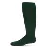 MeMoi Girls' Cuffed Opaque Knee High Socks Dark Hunter Green 10-12 view 1