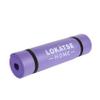 LOKATSE HOME Thick NBR Yoga Mat High Density Non-Slip Exercise Mat with Carrying Strap for Exercise Yoga and Pilates, 72 x 24 Inches, Purple view 1