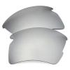 OYEX Polarized Replacement Lenses for Oakley Flak 2.0 XL OO9188 Sunglass - Silver Titanium Mirror view 1