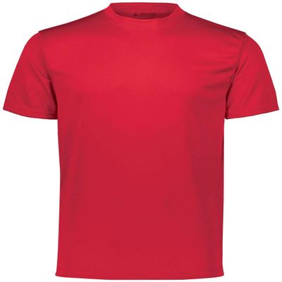 Augusta Sportswear Men's Wicking Tee Shirt, Scarlet, Large