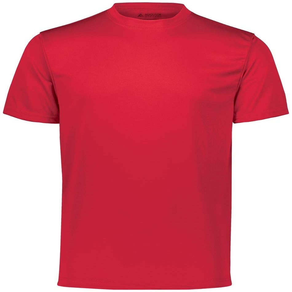 Augusta Sportswear Men's Wicking Tee Shirt, Scarlet, Large