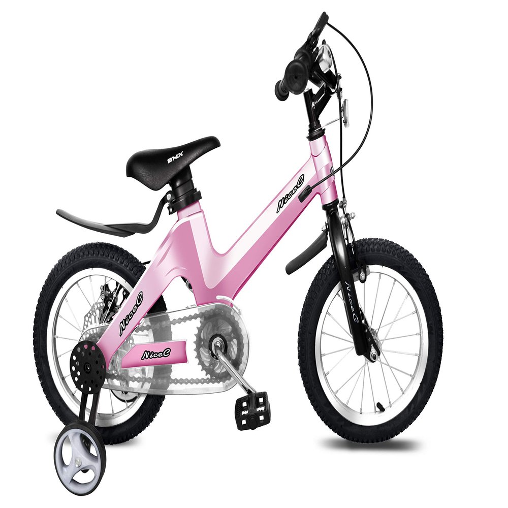 Kids Bike - Boys & Girls, Ages 3-8, Training Wheel, 14 inch