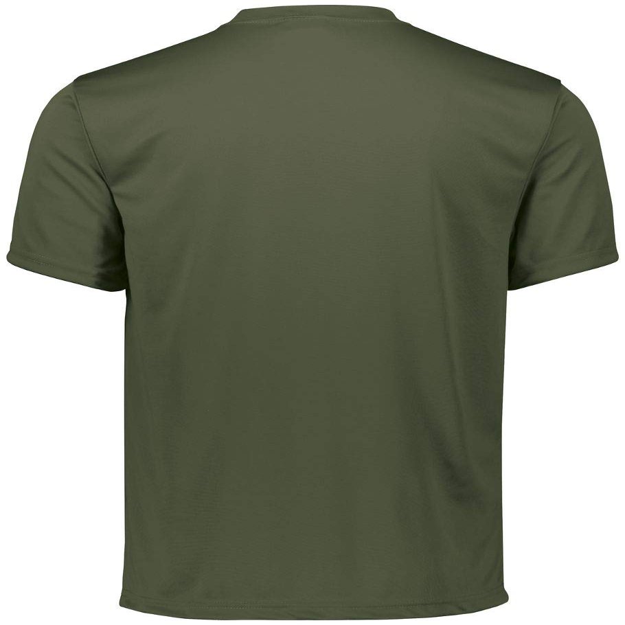 Augusta Sportswear Kids' Wicking Tee Shirt, Olive, Medium