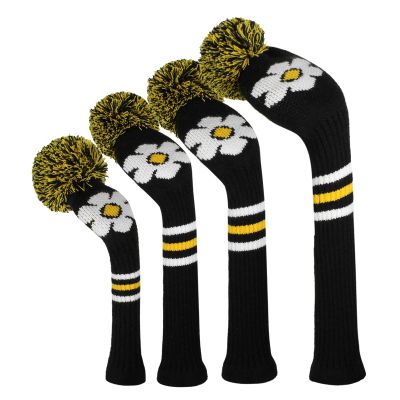 Scott Edward Custom Golf Headcovers 4 Counts for Woods and Driver Fit Drivers(460CC) Fairways Hybrids/Utility