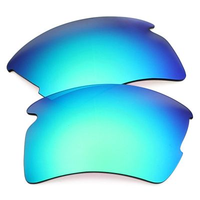 OYEX Polarized Replacement Lenses for Oakley Flak 2.0 XL OO9188 Sunglass - Emerald Green Mirror