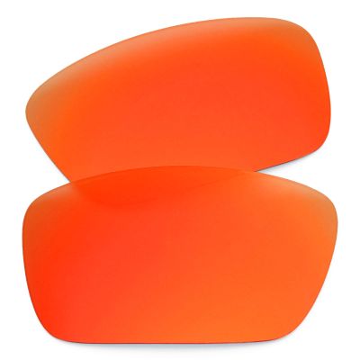 OYEX Polarized Replacement Lenses for Oakley Fuel Cell OO9096 Sunglass - Fire Red Mirror