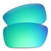 OYEX Polarized Replacement Lenses for Oakley Fuel Cell OO9096 Sunglass - Emerald Green Mirror view 1