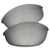 OYEX Polarized Replacement Lenses for Oakley Half Jacket Sunglass - Silver Titanium Mirror view 1