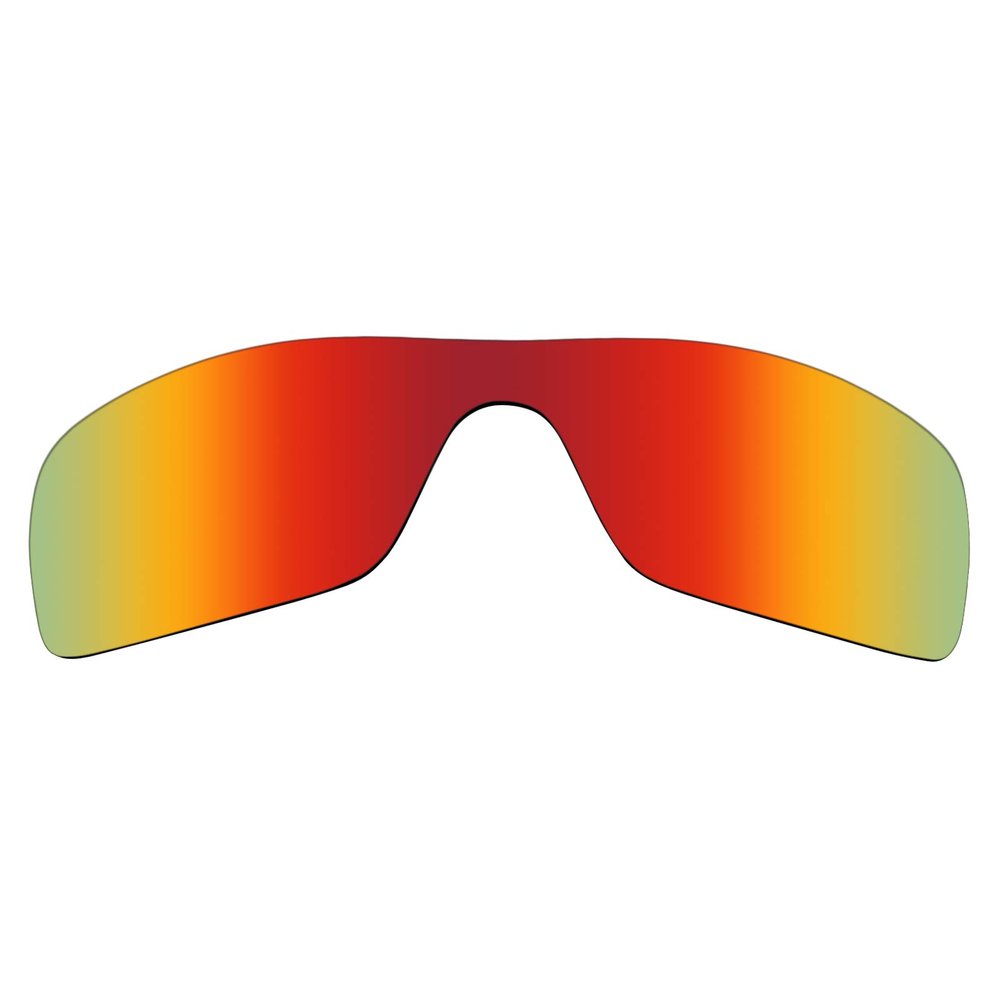 OYEX Polarized Replacement Lenses for Oakley Oil Rig Sunglass - Fire Red Mirror