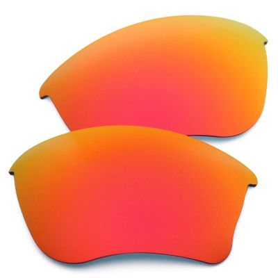 OYEX Polarized Replacement Lenses for Oakley Half Jacket XLJ Sunglass - Fire Red Mirror