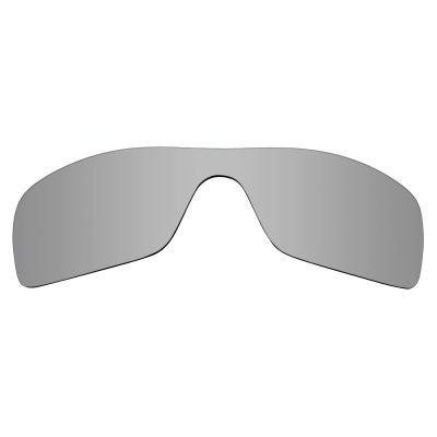 OYEX Polarized Replacement Lenses for Oakley Oil Rig Sunglass - Silver Titanium Mirror
