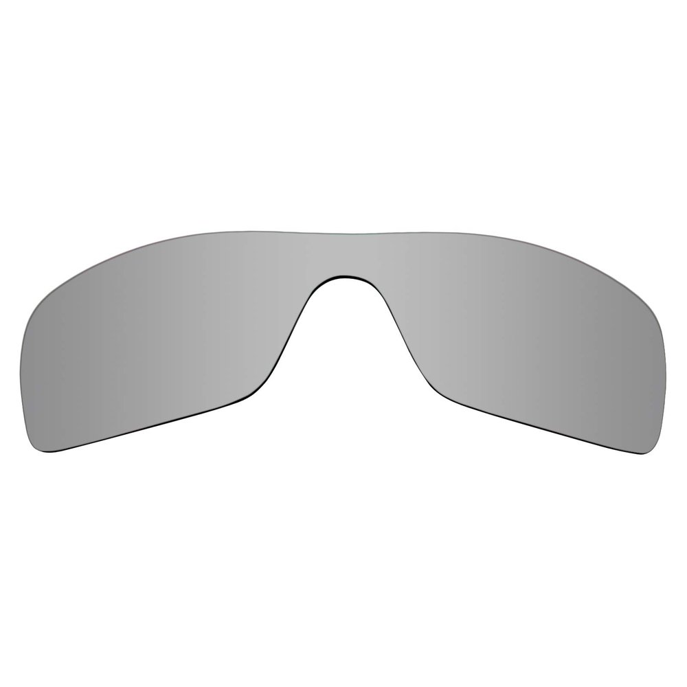 OYEX Polarized Replacement Lenses for Oakley Oil Rig Sunglass - Silver Titanium Mirror