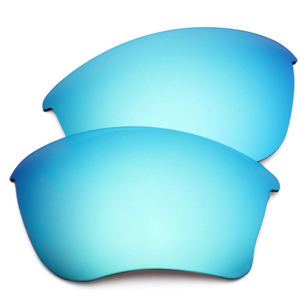 OYEX Polarized Replacement Lenses for Oakley Half Jacket XLJ Sunglass - Ice Blue Mirror