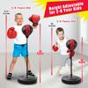 Punching Bag for Kids, Adjustable Boxing Bag Set with Gloves and Stand, Sports Toy for Boys and Girls Ages 38, Indoor and Outdoor Play view 3