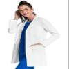 Cherokee Women's Lab Coat Modern Classic Fit 33" & 35" Doctors Coat with 3 Pockets CK452T, L Tall, White view 4
