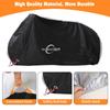 Aiskaer Bike Cover for 2 or 3 Bikes Outdoor Waterproof Bicycle Storage with Lock Hole for Mountain Road Electric Heavy Duty Bikes, Bike Tarp Ripstop Material 210D view 2