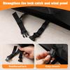 Aiskaer Bike Cover for 2 or 3 Bikes Outdoor Waterproof Bicycle Storage with Lock Hole for Mountain Road Electric Heavy Duty Bikes, Bike Tarp Ripstop Material 210D view 3