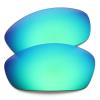 OYEX Polarized Replacement Lenses for Oakley Monster Dog Sunglass - Emerald Green Mirror view 1